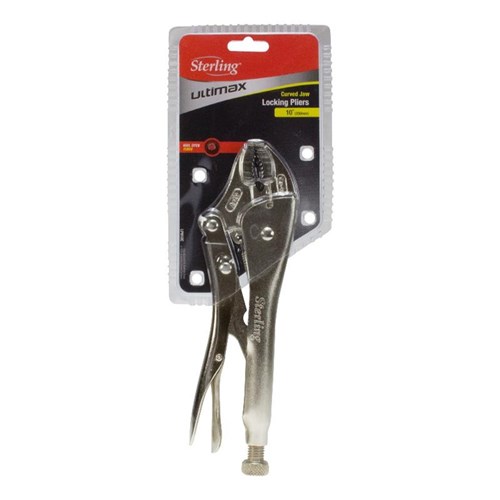 Sterling Locking Pliers - 250mm, 10in  Curved Jaw