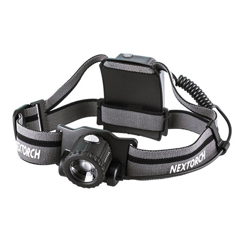 Nextorch myStar R | 360 Degree Focus Adjustable AA Headlamp | 3 x Non-Rechargable Batteries Incl.