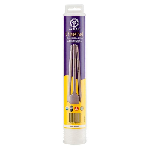 3 Piece SDS Plus Chisel Set - Inner Carton (x10)
