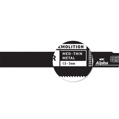 Destructor Demolition - Metal - Recip Blade, 18 TPI, 230x1.1mm - 5 Pack