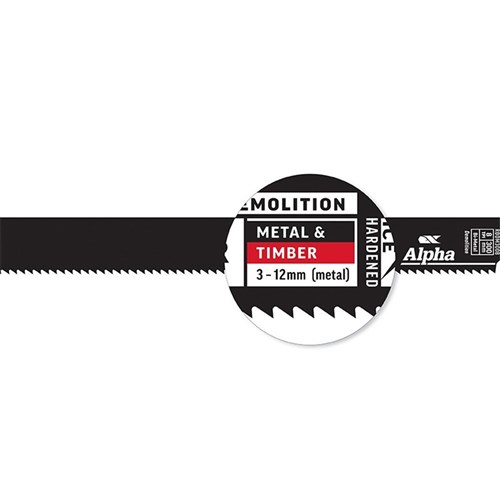 Destructor Demolition - Metal & Timber - Recip Blade, 8 TPI, 300mm - 2 Pack