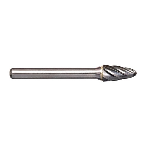 3/8in Tree Radius Nose Aluminium Cut Carbide Burr