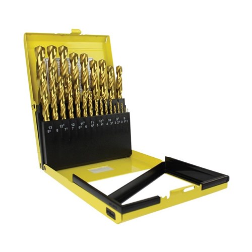 25 Piece | Alpha Reduced Metric Slimbox Drill Set