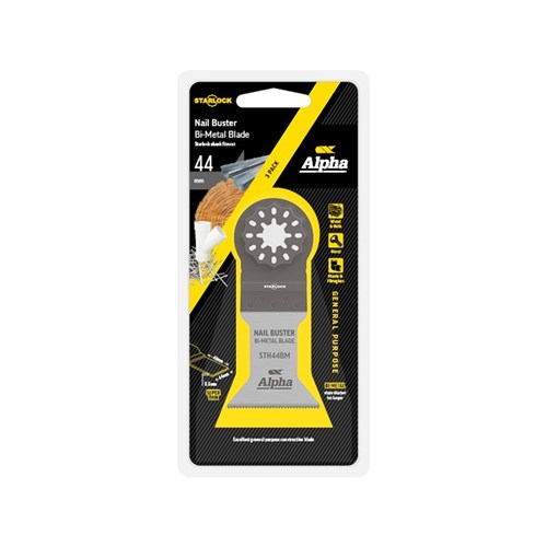 Starlock Nail Buster 44mm Bi-Metal Multi-Tool Blade 3 Pack