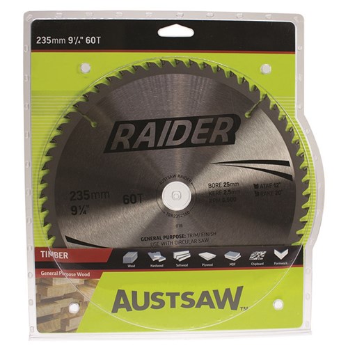 Austsaw Raider Timber Blade 160mm x 20/16 Bore x 40 T Thin Kerf