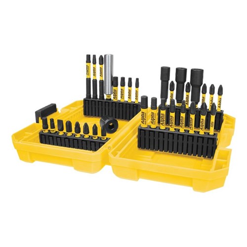 ThunderMax Impact Driver Bit Set 33 Piece incl Mag Boost in Plastic Case.