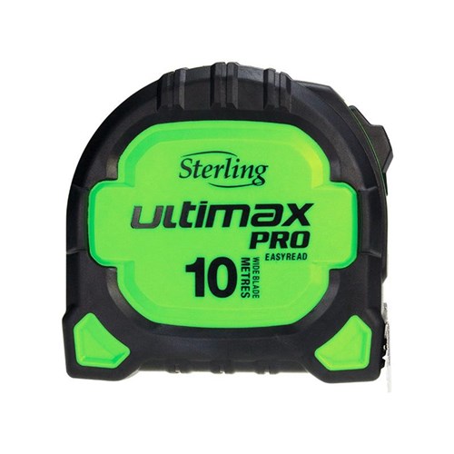 Sterling Ultimax Pro Tape Measure Easyread: 10m Metric