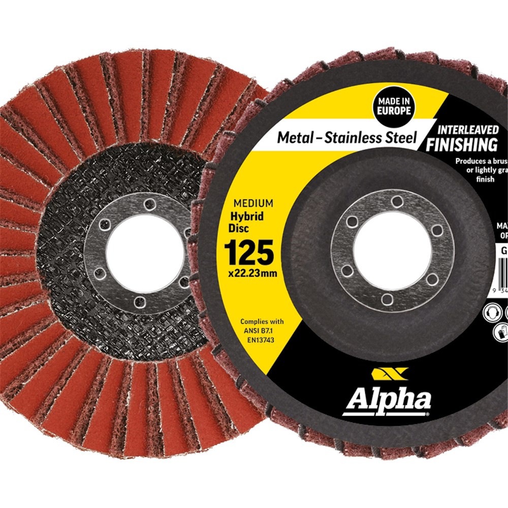 Flap Disc Hybrid 125mm Medium Bulk Sheffield Group Tool & Accessories