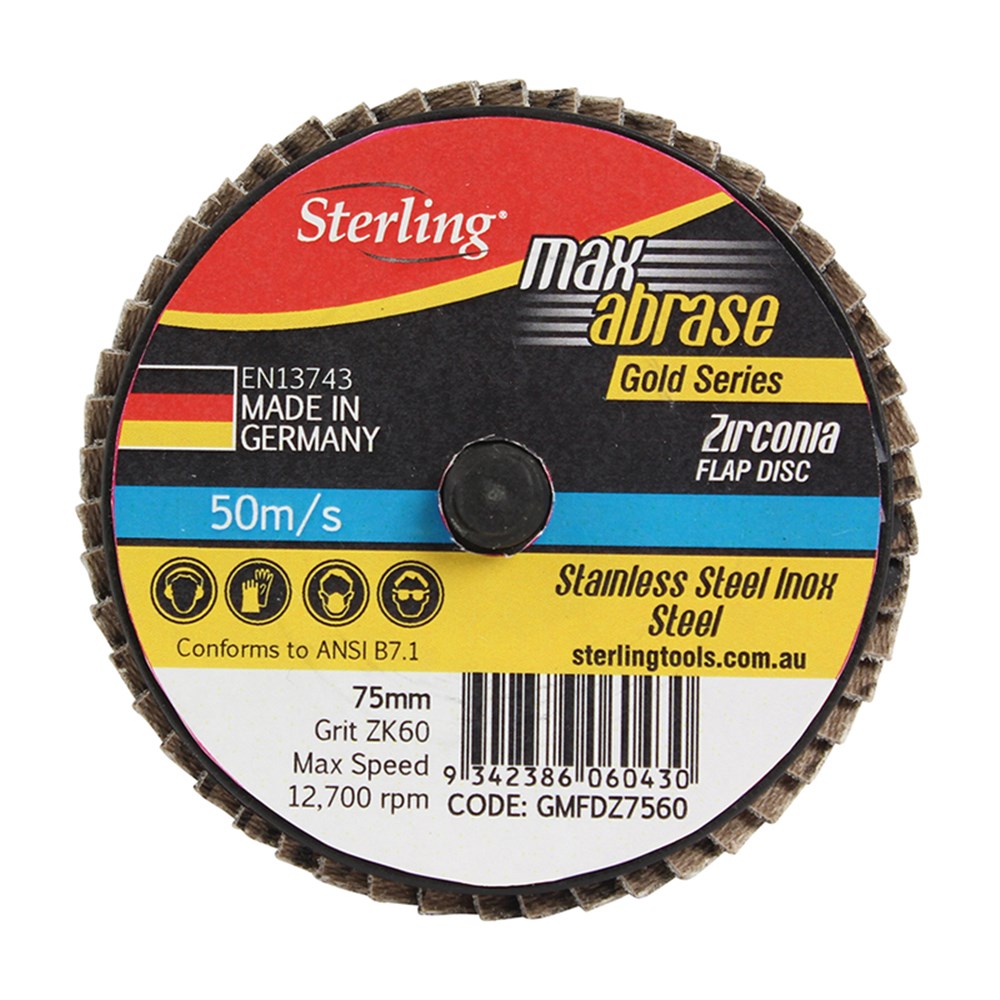 Mini Flap Disc R Type 50 mm Z40 Grit XTRA Bulk Sheffield Group Tool